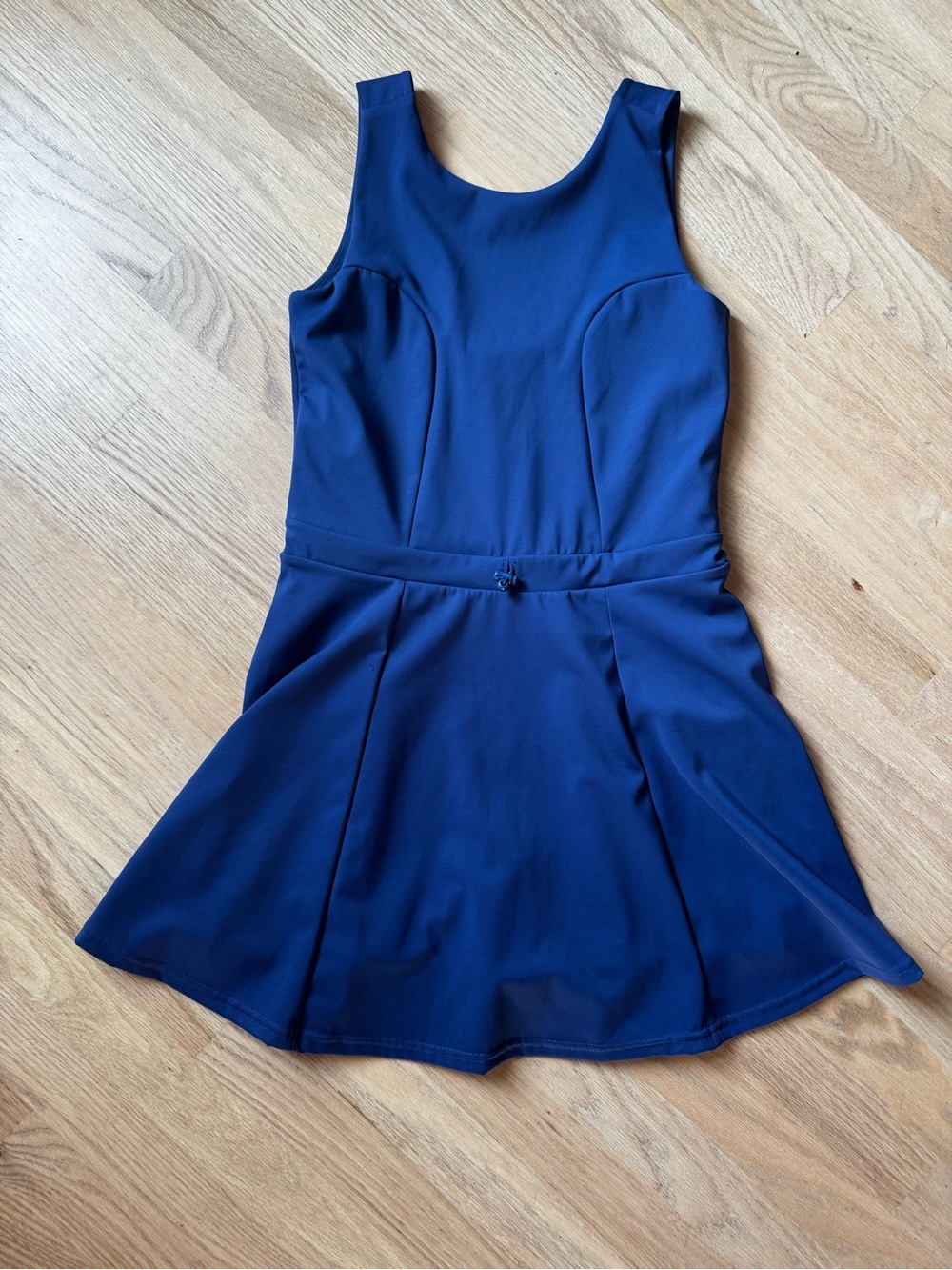 Navy Sleeveless Fit & Active Dress